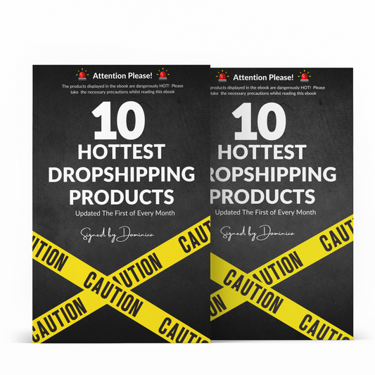 THE HOTTEST 10 DROPSHIPPING PRODUCT: FREE Guide!